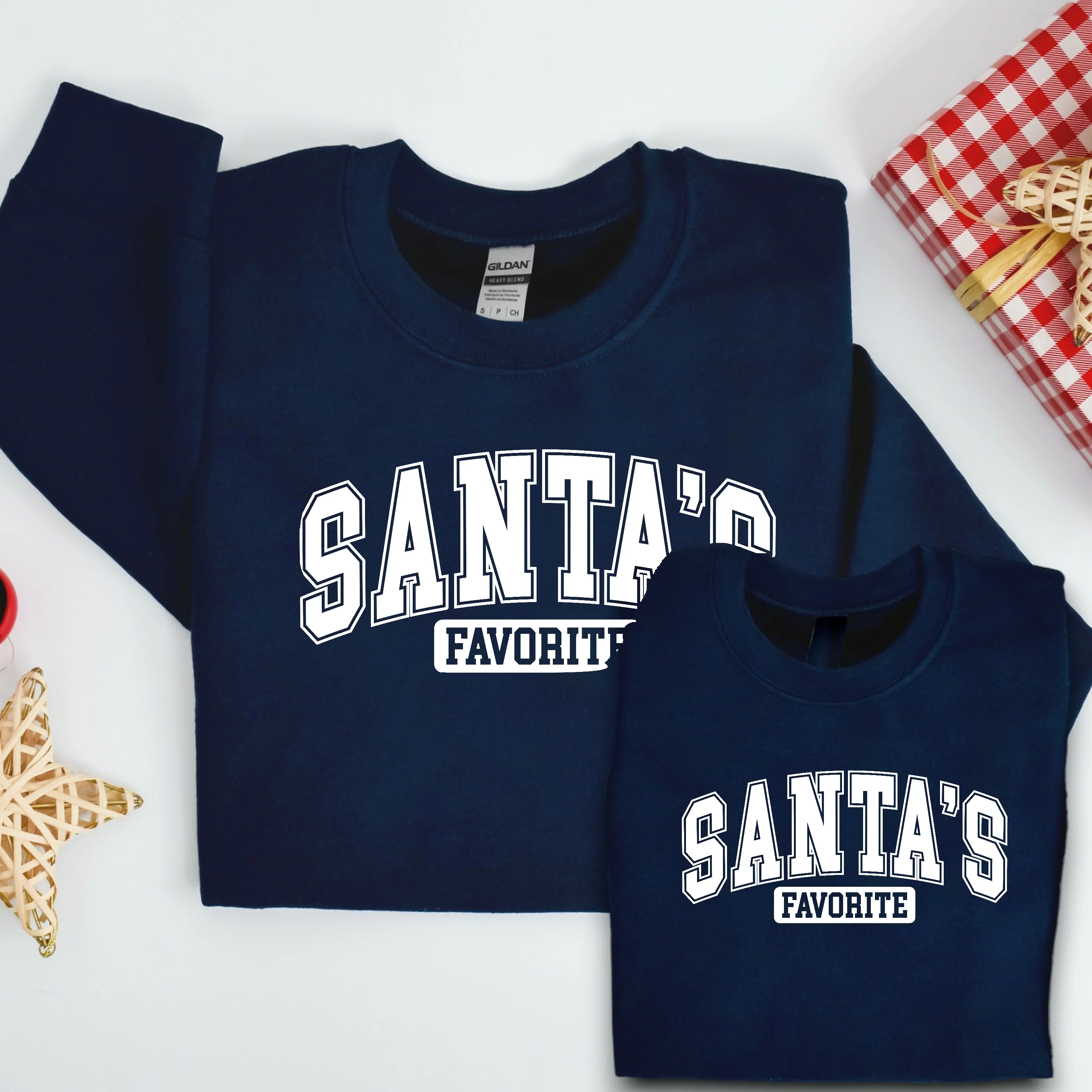 Santa's Favourite Christmas Sweatshirt/Babygrow - Image 6
