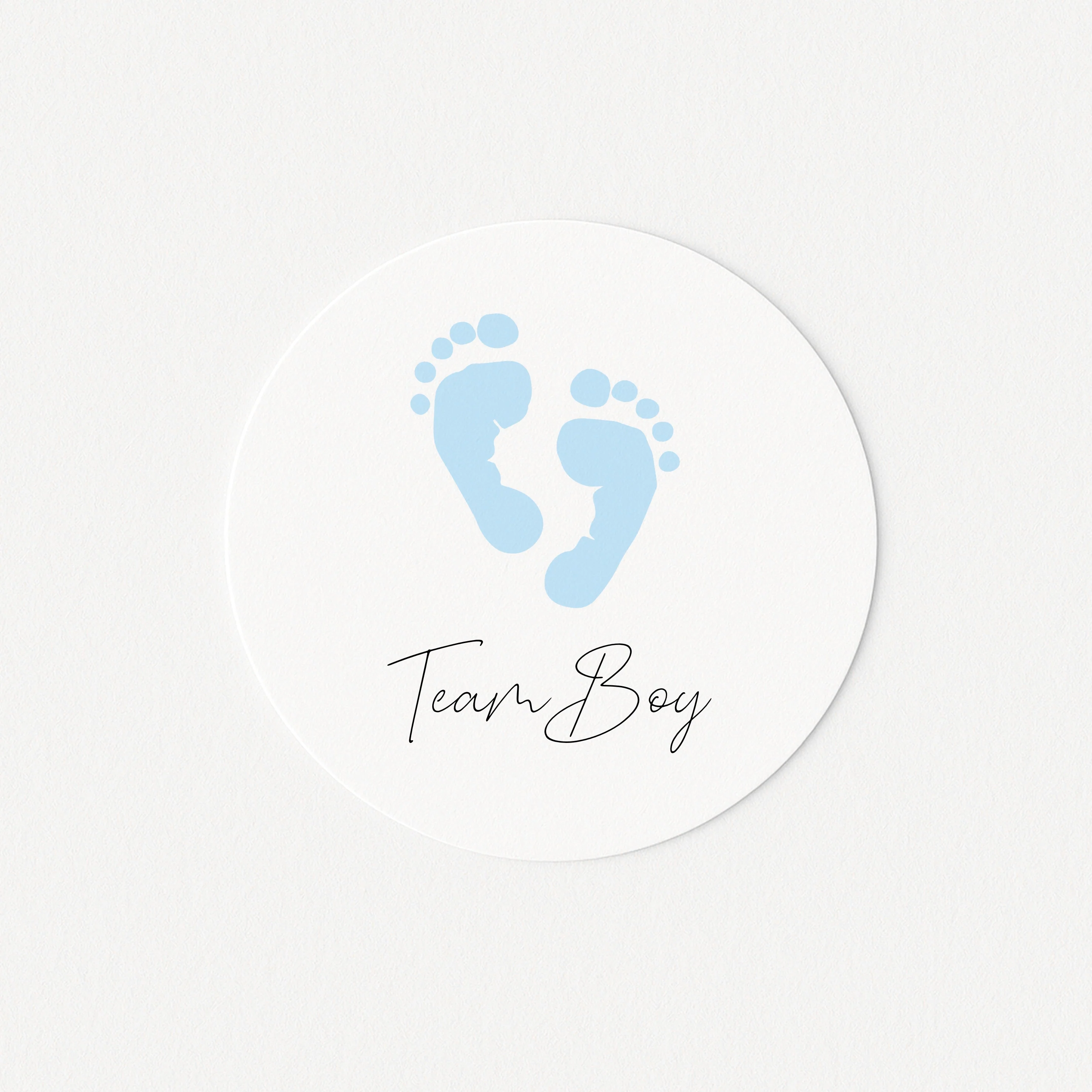Team Boy/Girl Gender Reveal Stickers - Image 3