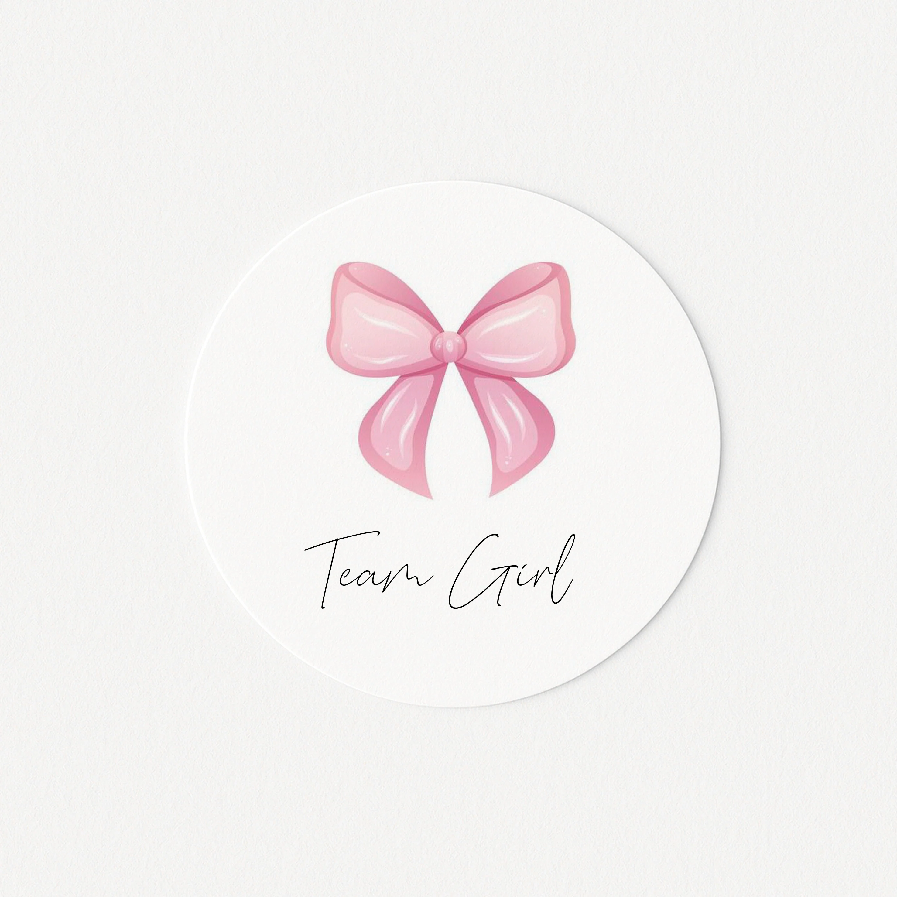 Team Boy/Girl Gender Reveal Stickers - Image 4