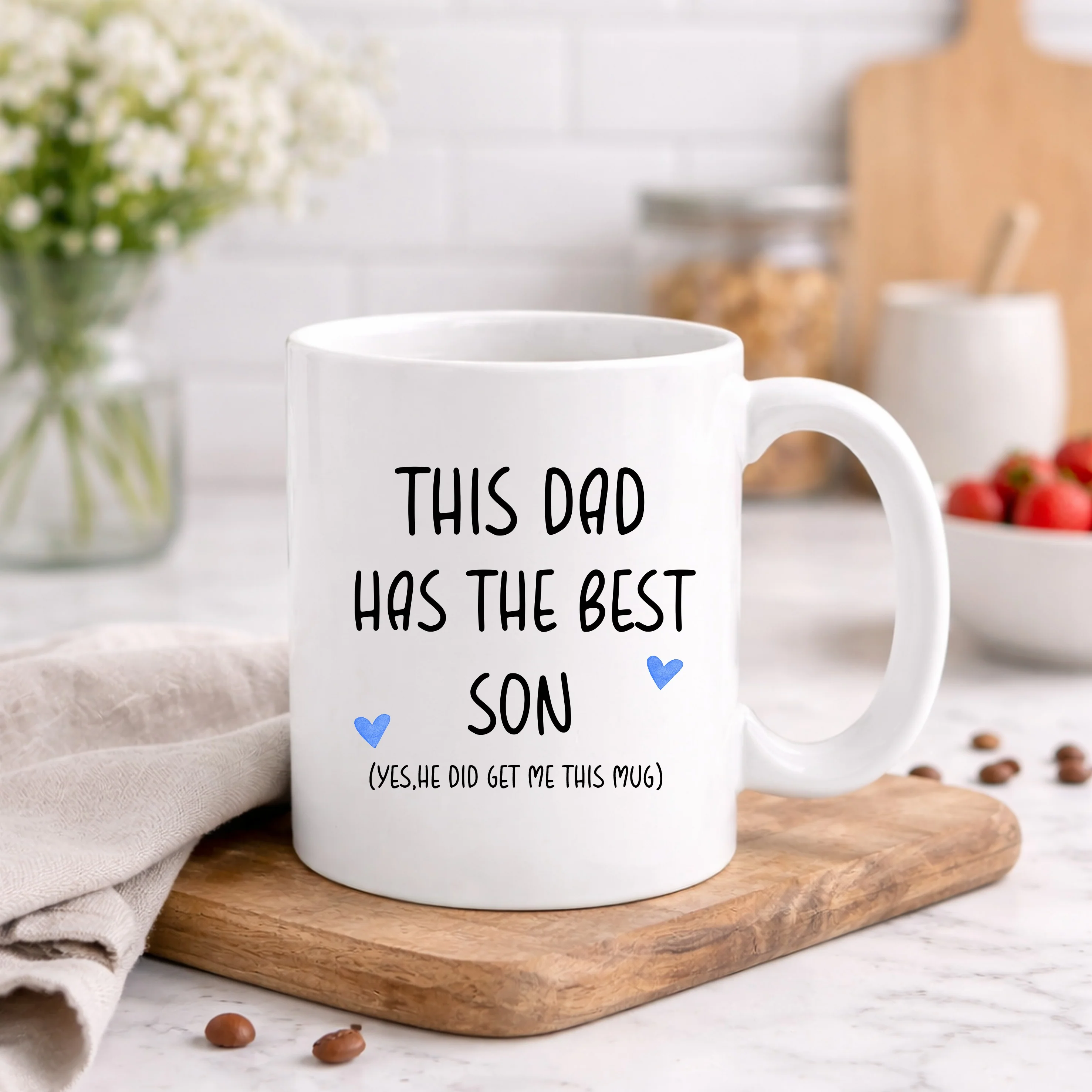 This Dad Has The Best Son Mug - Image 3