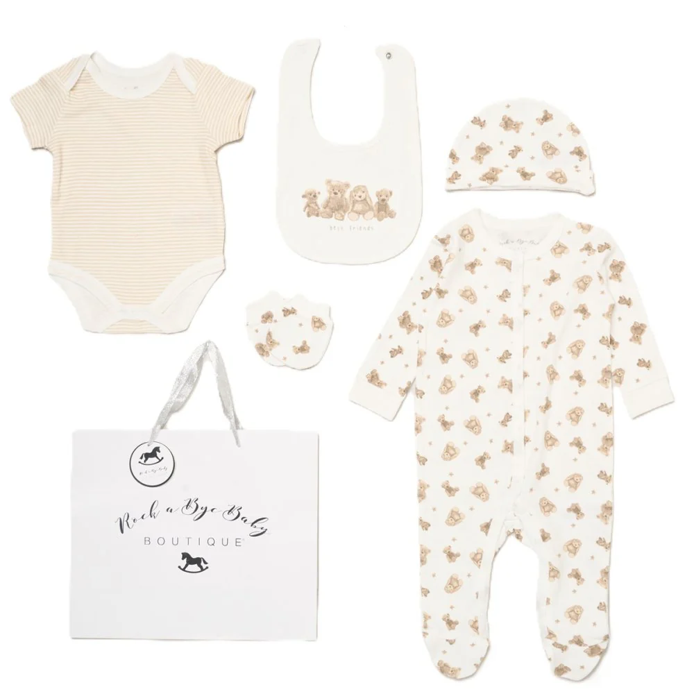 Unisex Beige Teddy Bear and Toy Gift Hamper - Image 6