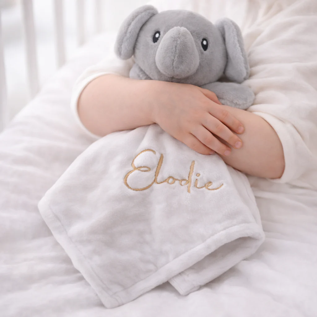 Unisex White Dressing Gown and Comforter Gift Hamper Set - Image 8