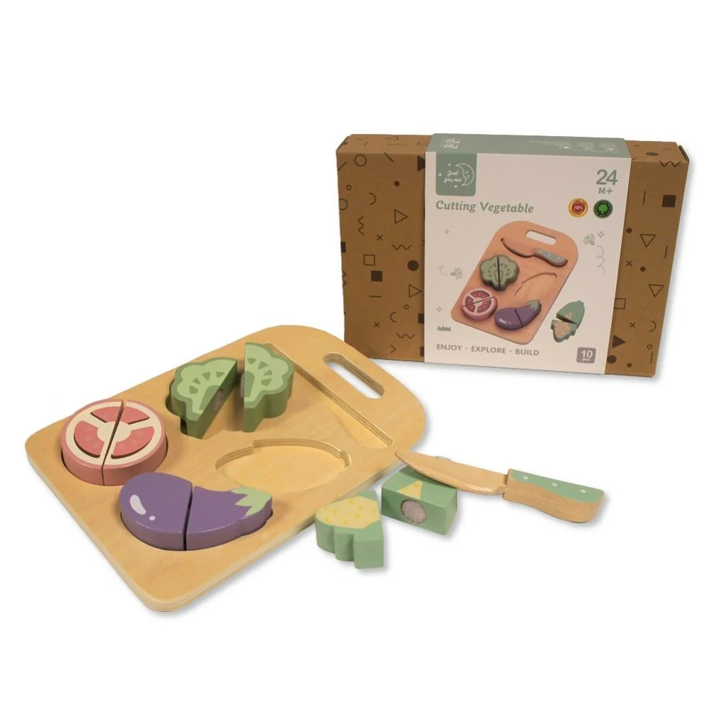 Wooden 10 Piece Vegetable Cutting Board - Image 3