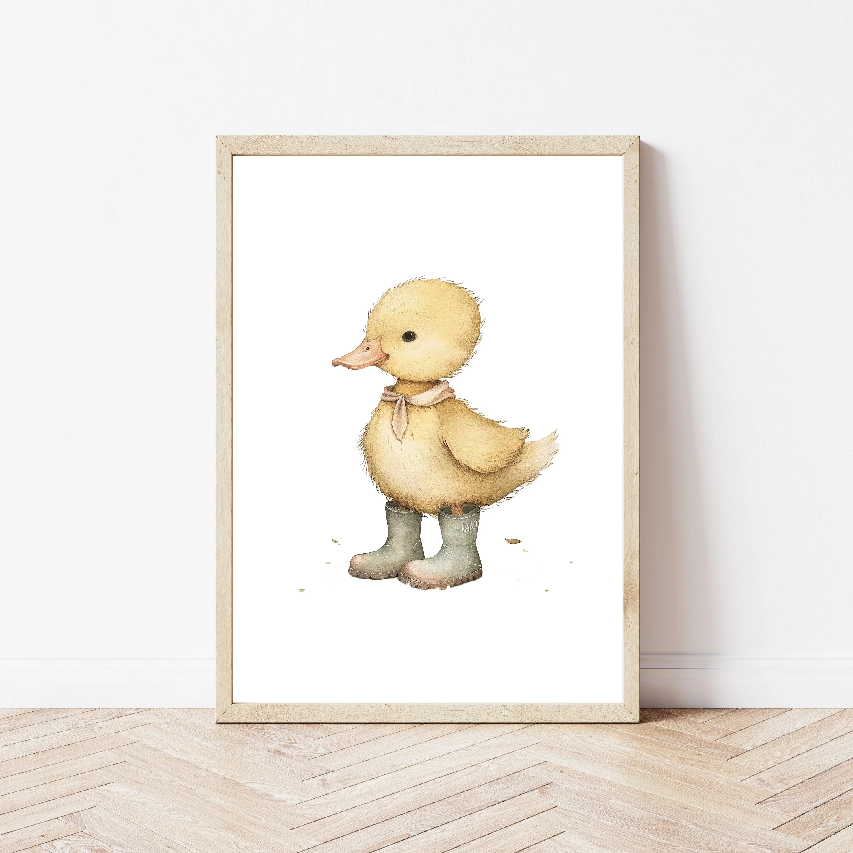 Yellow Duckling Set of 3 Wall Art - Image 6