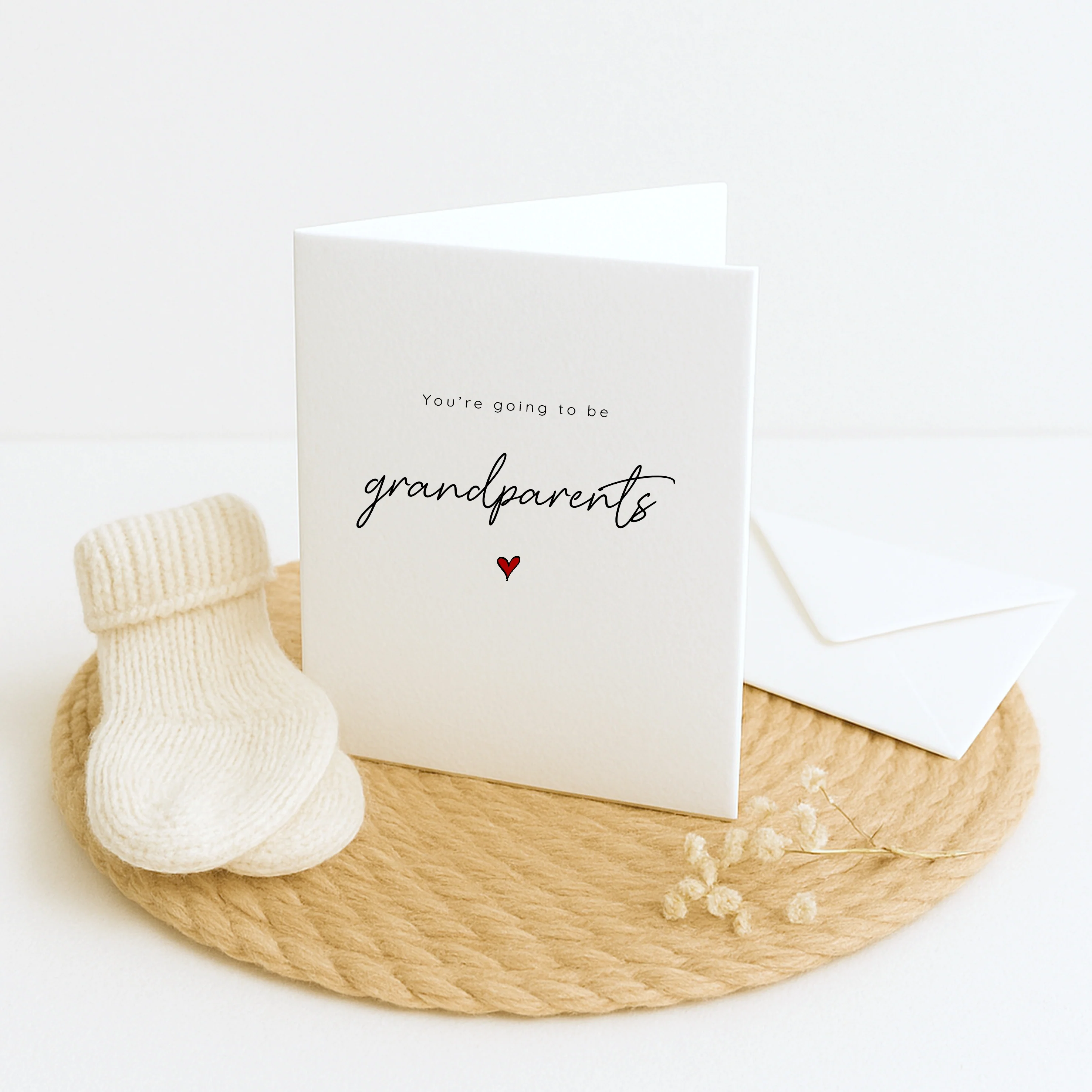 You're Going to be Grandparents Baby Announcement Card - Image 3