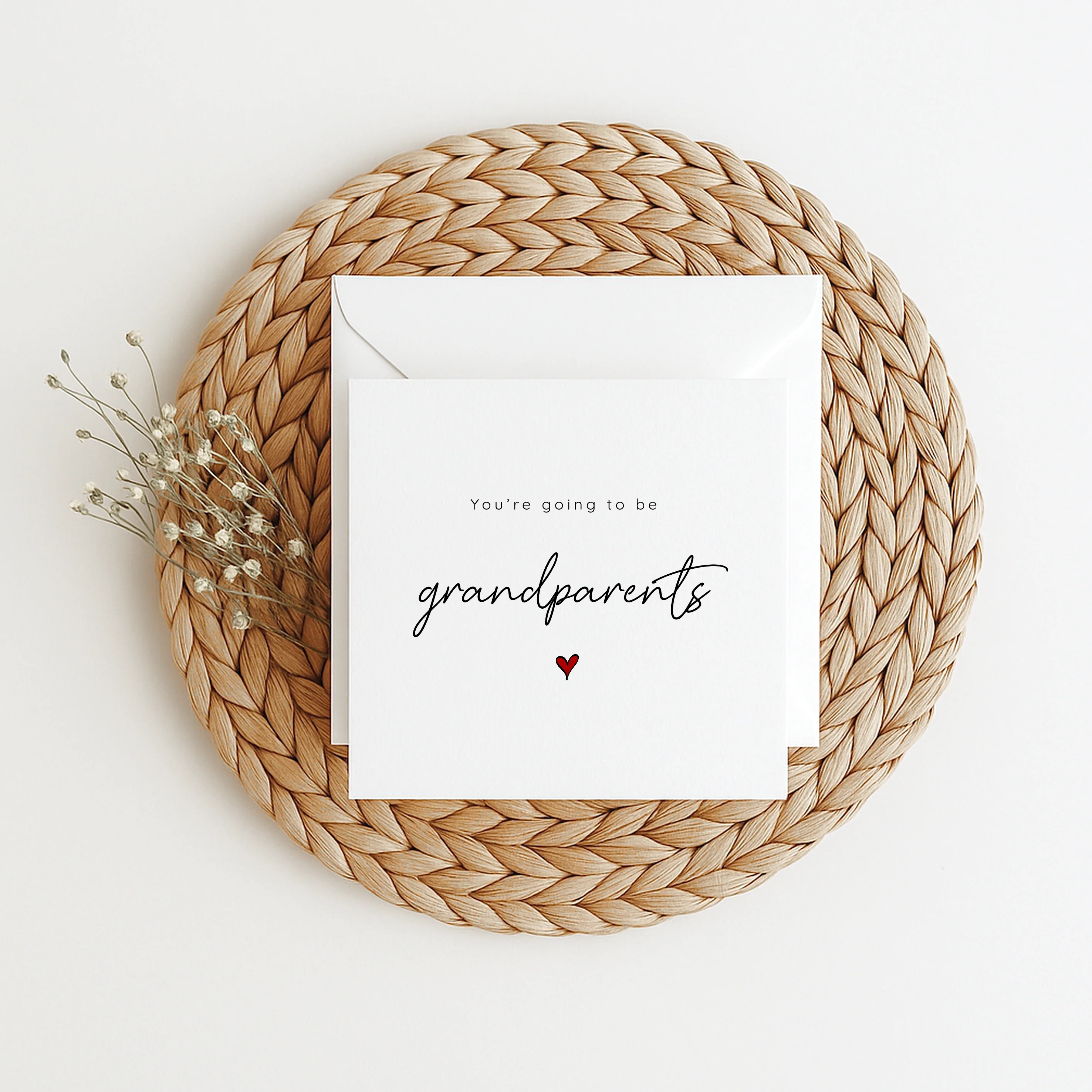 You're Going to be Grandparents Baby Announcement Card - Image 4