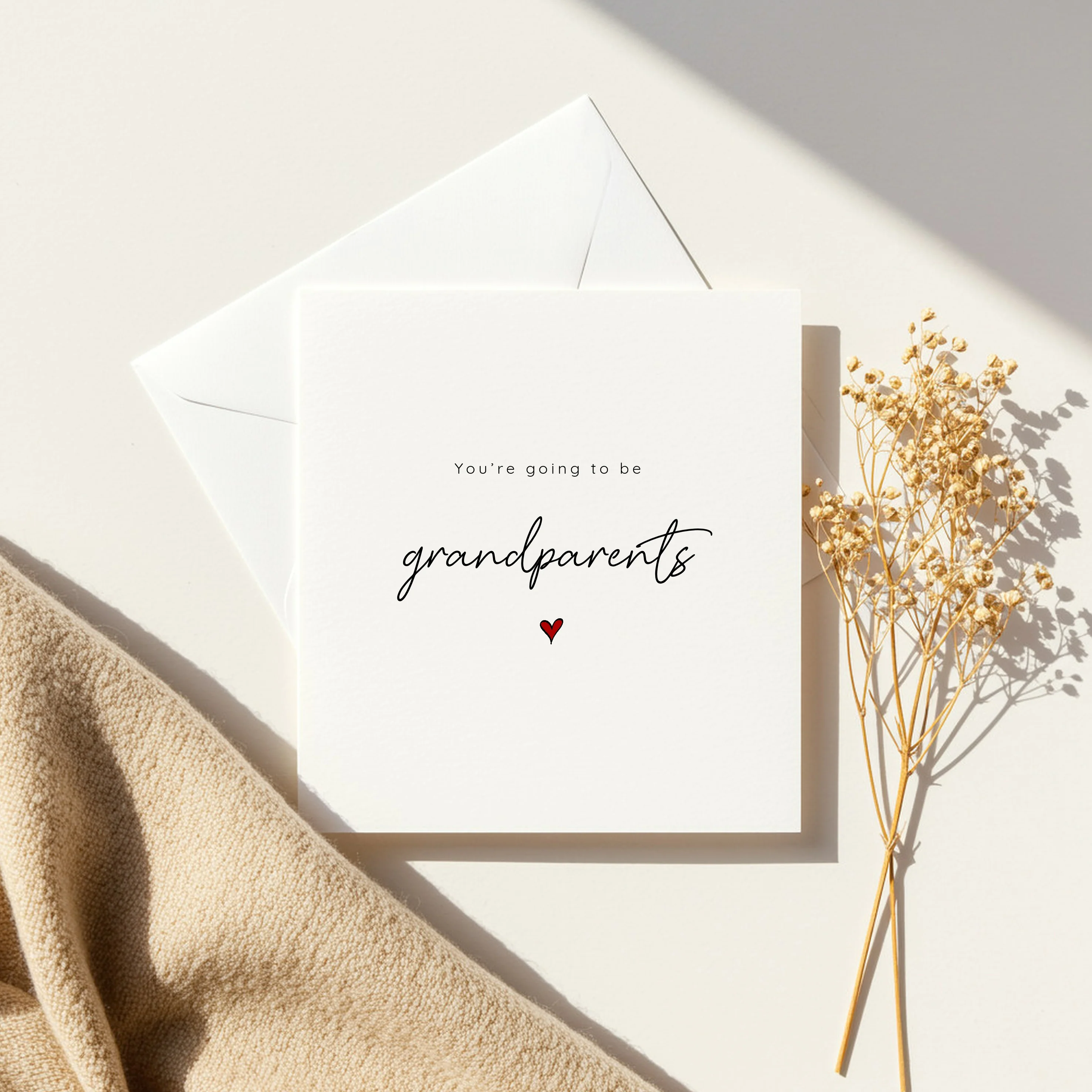 You're Going to be Grandparents Baby Announcement Card - Image 5
